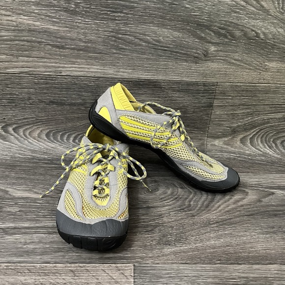 Merrell Pace Glove Acacia Women's Sz 9 Barefoot Running Shoe Yellow Minimalist - Picture 1 of 13